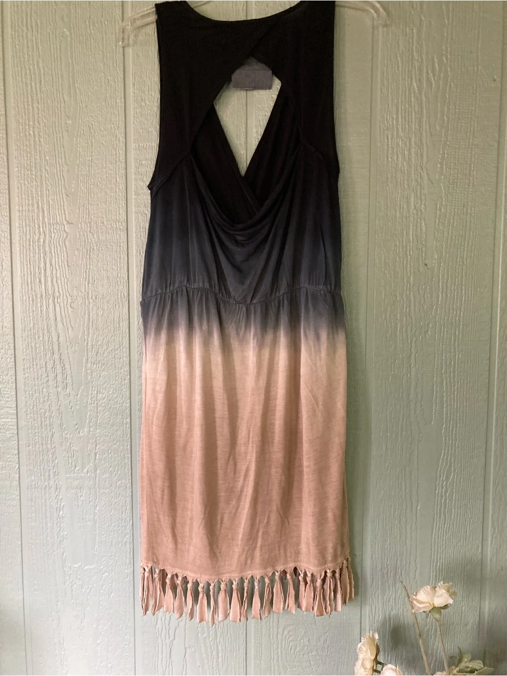 Young Fabulous & Broke Small sleeveless ombré tasseled tank dress - Picture 6 of 6